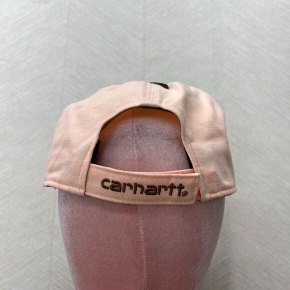 Carhartt Adjustable Strapback Light Pink Canvas Baseball Cap Hat Unisex One Size - Picture 6 of 10